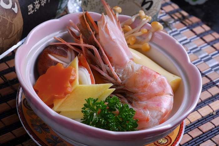 美食虾酒蒸
