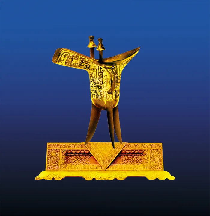 金爵酒具古代藏品psd模版下载