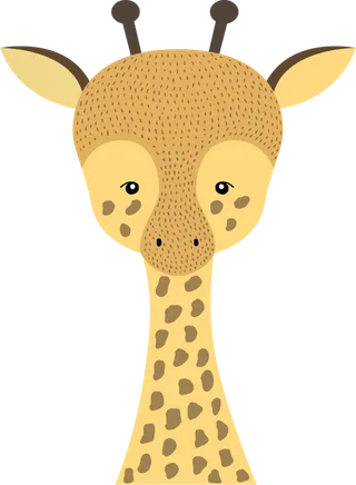 长颈鹿简笔