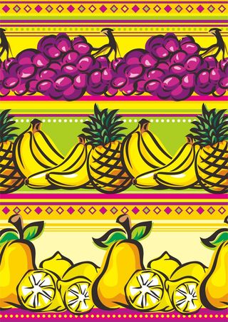 葡萄香蕉菠萝雪梨柠檬水果