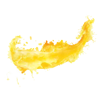 飞溅的芒果汁免抠素材