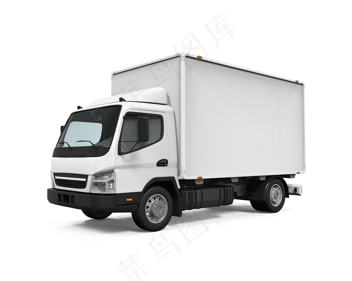 白色箱式货车