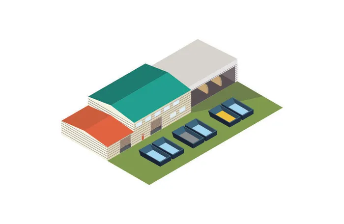 分析图素材图标集合景观建筑立面插画场景AI矢量图形设计eps,ai矢量模版下载