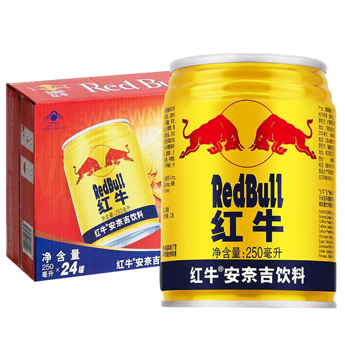 红牛6超市商品白底图免抠实物摄影png格式图片透明底