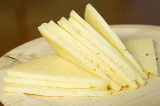 黄色奶酪切片图片