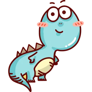 卡通恐龙生日宝宝宴派对素材恐龙派对免扣素材