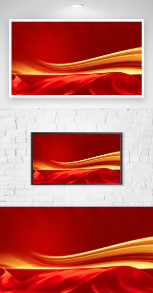 大红大气海报背景素材