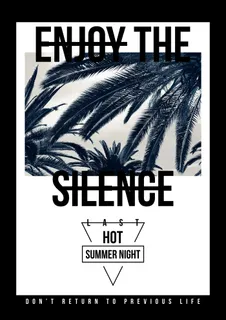 创意黑白海报 创意黑白海报