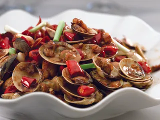 CXC06286小辣椒炒沙白22元例