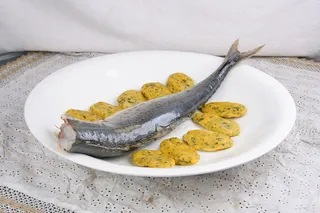 胶东燕坝贴菜饼