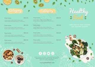 折页  折页模板 宣传折页 企业三折页  高档三折页  创意 美食