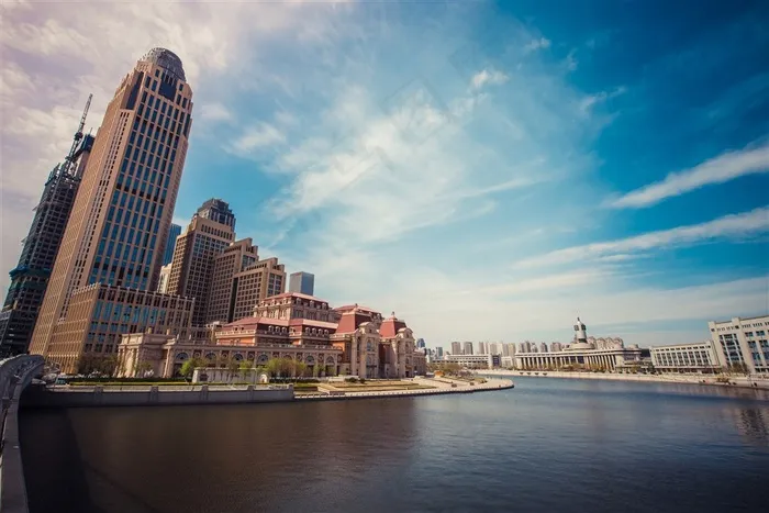 天津风景海河