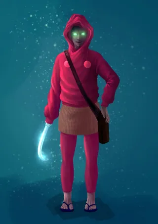 小红帽恐怖图片