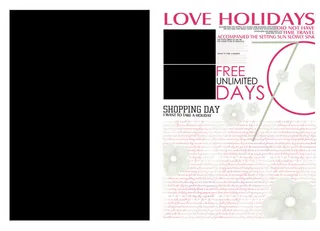 英文左右粉色字照片排版相册影集