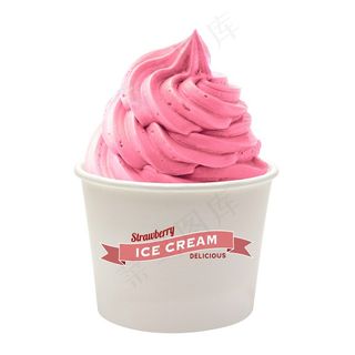 粉色冰淇淋美食背景