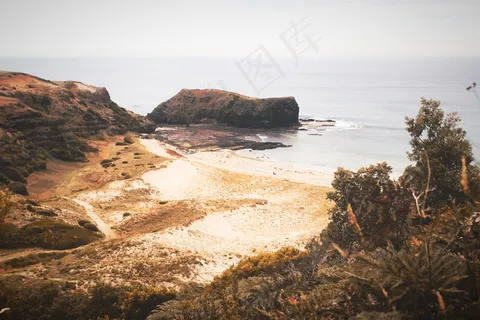 海岸沙滩唯美意境图片 海岸沙滩唯美意境图片