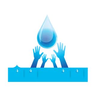 浪花水花水素材设计元素蓝色水里