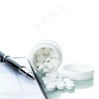 白色药片背景 白色药片背景