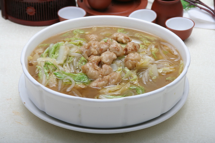 肉段白菜炖宽粉16元