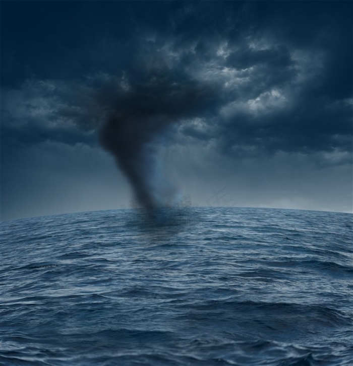 龙卷风系列 - 壮观的海上龙卷风