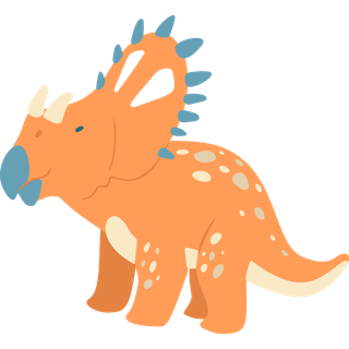 卡通恐龙生日宝宝宴派对素材恐龙派对免扣素材