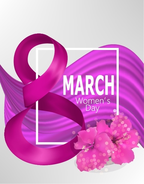 三八妇女节女神节贺卡素材