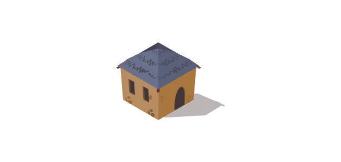 分析图素材图标集合景观建筑立面插画场景AI矢量图形设计