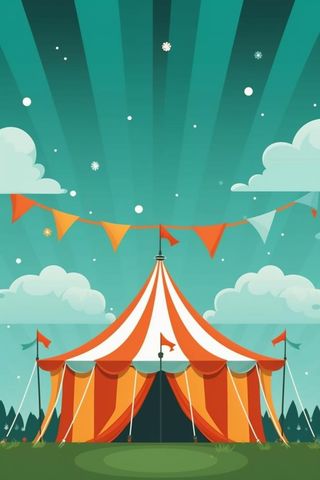 游乐场简约背景