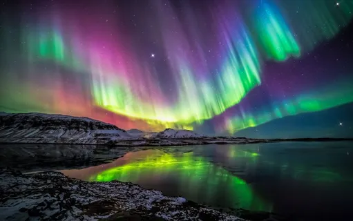 极光星空天空摄影自然风光 极光星空天空摄影自然风光
