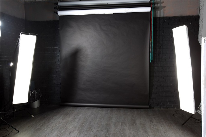 摄影棚里的幕布