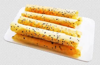 香酥蛋卷免扣素材