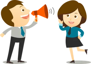 喇叭呼喊人物