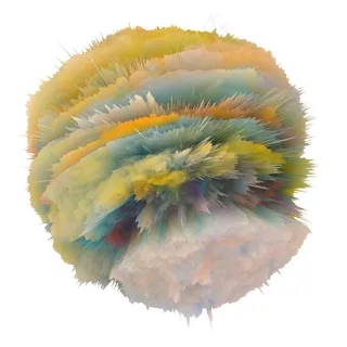 立体爆炸颜料设计高清图片