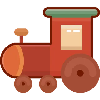 彩色火车头图标