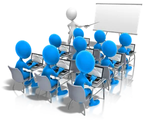 人物课堂卡通立体少儿兴趣班