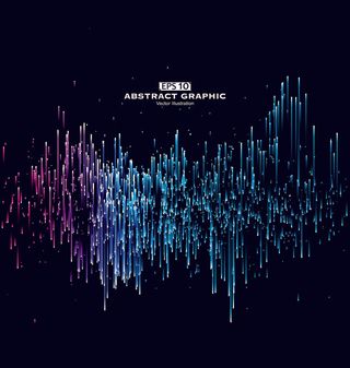 几何抽象粒子线条光线科技感网页banner展板背景AI矢量设计素材