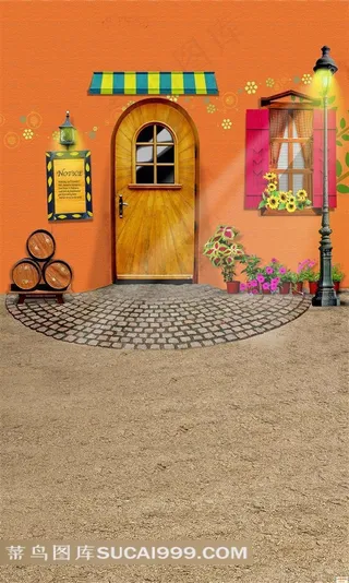 欧式影楼背景图片