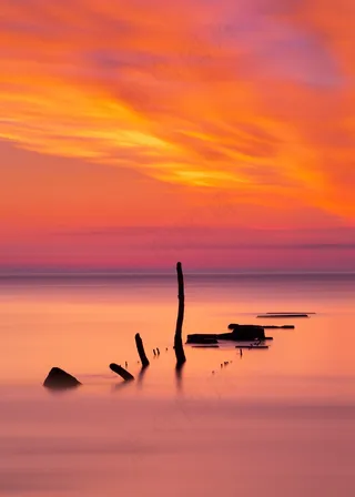 黄昏唯美风景图片