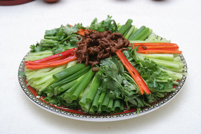 肉丝老虎菜12元 (1)