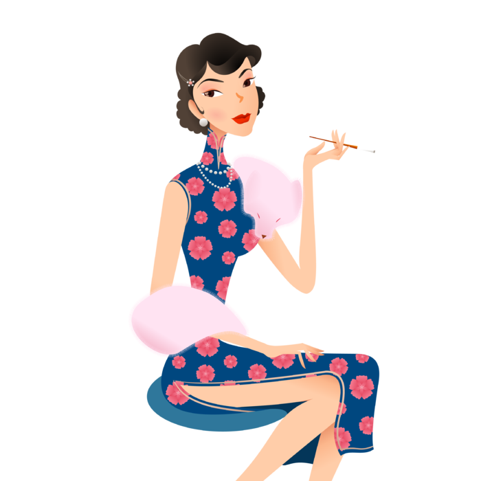 传统旗袍美女 (172)