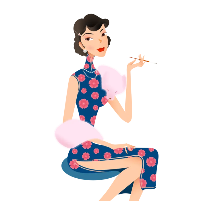 传统旗袍美女 (172)