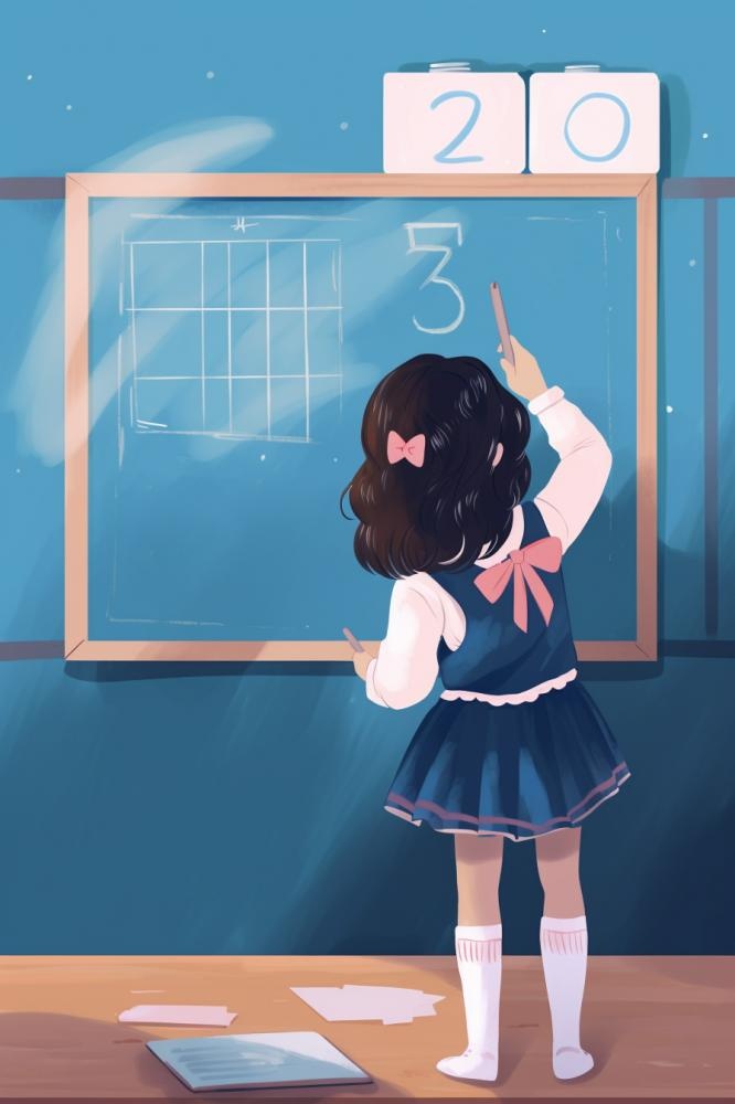 课室学习黑板儿童粉笔写字背景