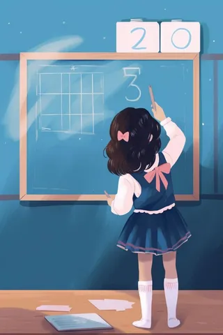 课室学习黑板儿童粉笔写字背景