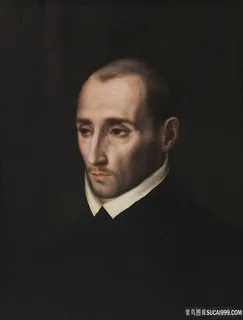 黑衣男士肖像油画装饰画