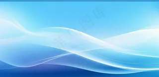 蓝色线条几何科技背景