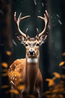 鹿斑点简约背景