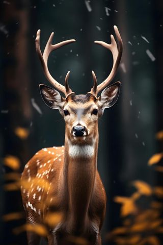 鹿斑点简约背景