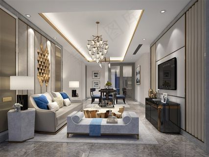 似心形又似水滴状的吊灯客厅装修效果图与沙发背景墙设计相呼应 似心形又似水滴状的吊灯客厅装修效果图与沙发背景墙设计相呼应