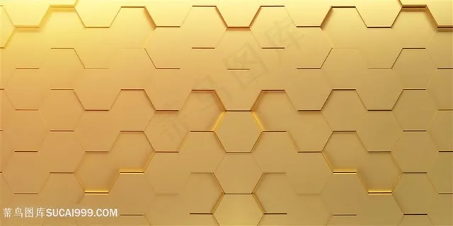 金色立体背景 金色立体背景