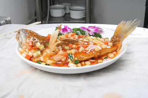 35泰汁果味黄鱼 -燕北莜面村1